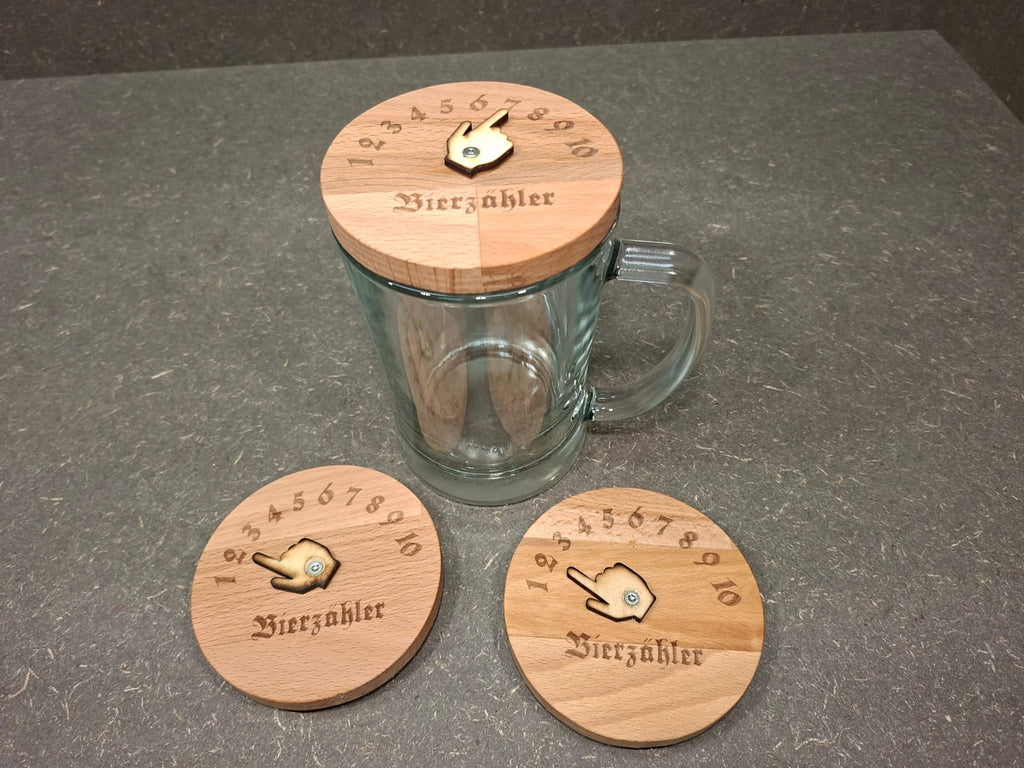Bierzähler aus Holz