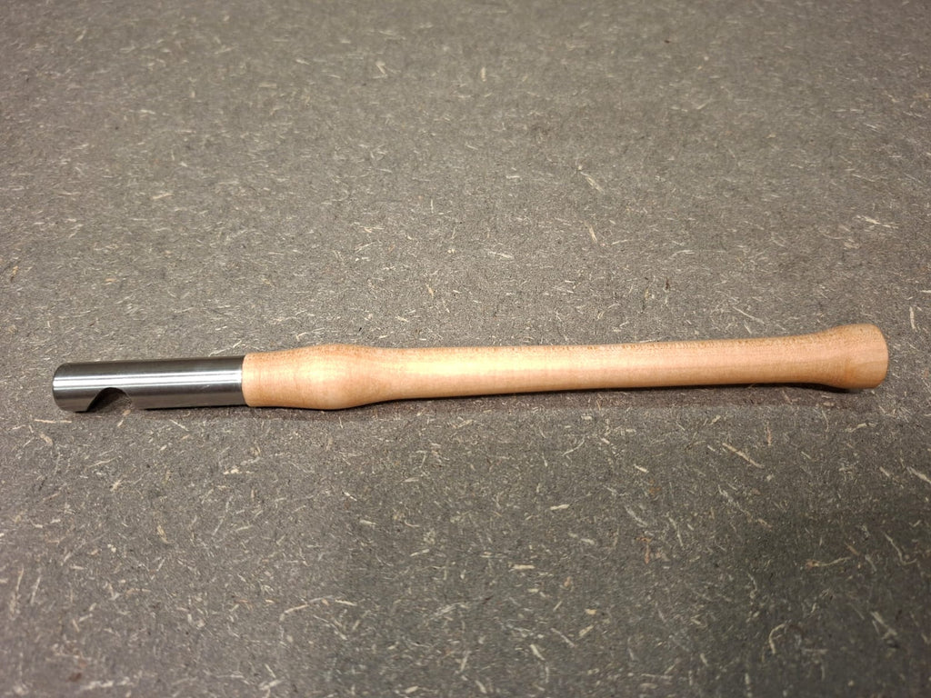 Handgefertigter Flaschenöffner mit gedrechseltem Holzgriff aus edlen Holzarten.