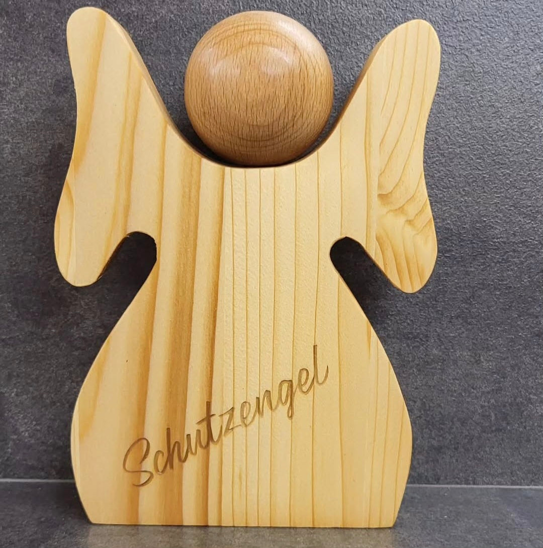 Schutzengel mit Wunschgravur besondere Geschenkidee 