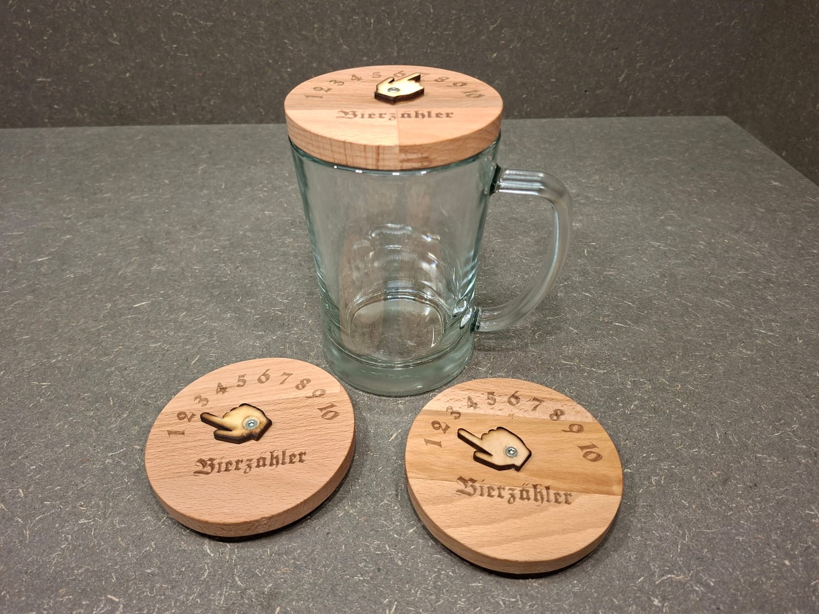Bierzähler aus Holz